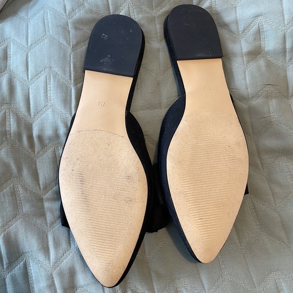 Loft bow tie black suede shoes 7 - Picture 2 of 2